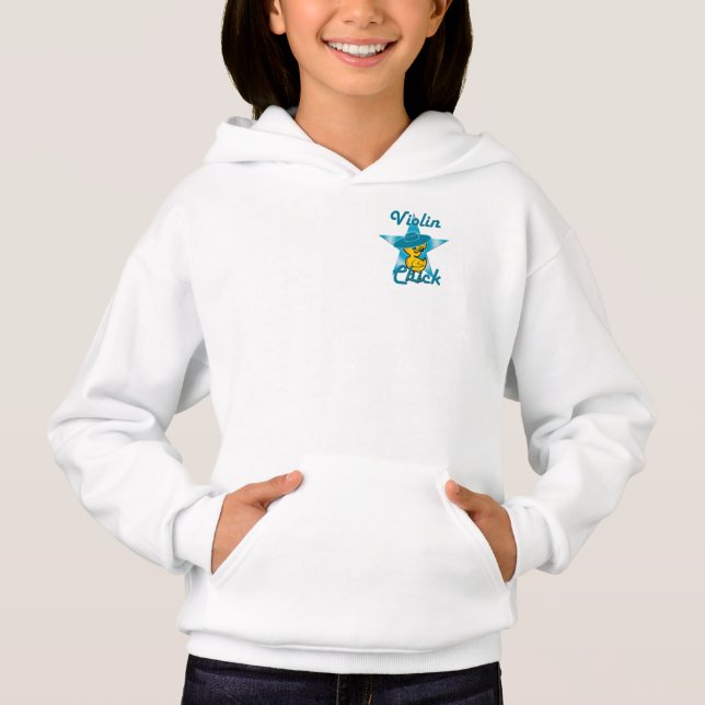 Violin Chick #7 Hoodie (Vorderseite)
