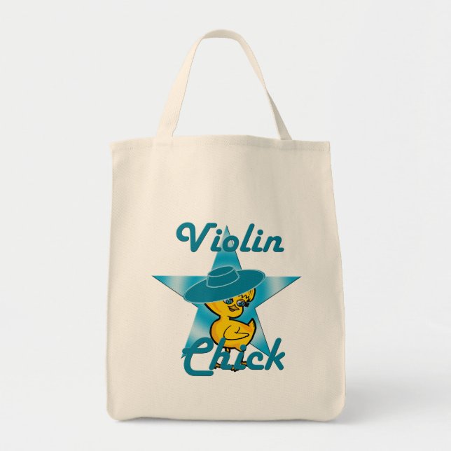 Violin Chick #7 Tragetasche (Vorne)
