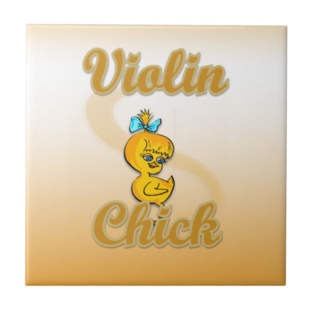 Violin Chick Fliese (Vorderseite)