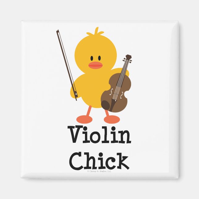 Violin Chick Magnet (Vorne)