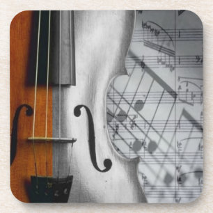 Violin Cork Untersetzer