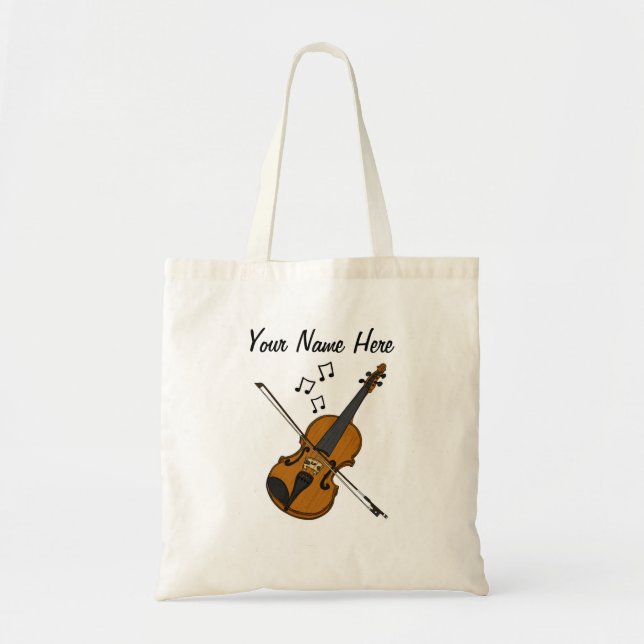 Violin Custom Violinist Musician Gift Tragetasche (Vorne)