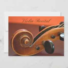 Violin-Erwägung elegante, stilvolle Leistung Einladung