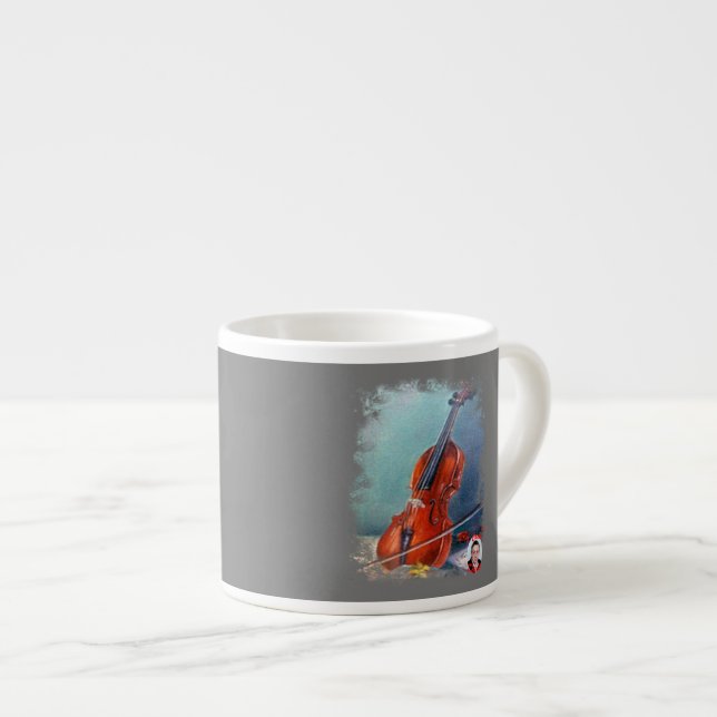 Violín Espressotasse (Vorderseite Rechts)