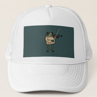Violin Frog Hat Truckerkappe