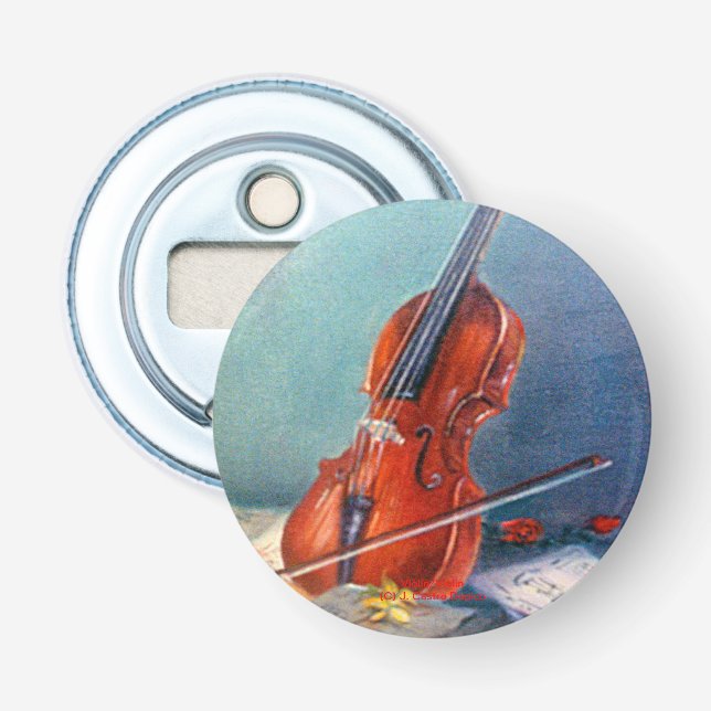 Violín/Geige Flaschenöffner (Vorderseite)