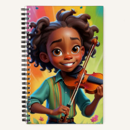 Violin Girl Notizbuch