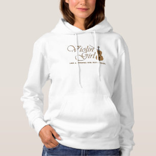 Violin Girl, wie ein normales Mädchen, aber cooler Hoodie