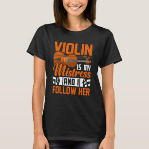 Violin ist mein geistige Violinist Music Player Gr T-Shirt