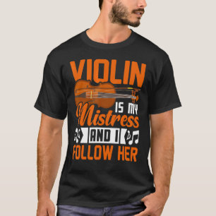 Violin ist mein geistige Violinist Music Player Gr T-Shirt