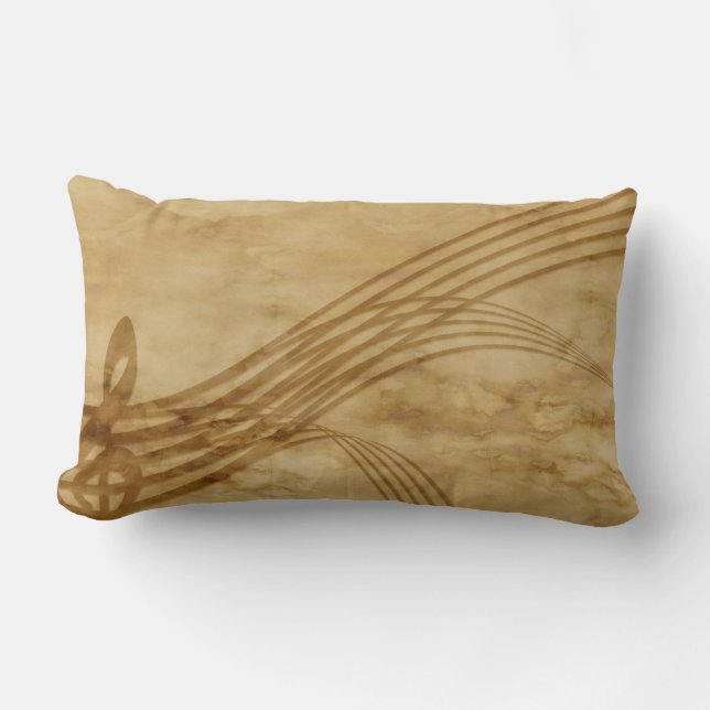 Violin Key Lendenkissen (Vorderseite)