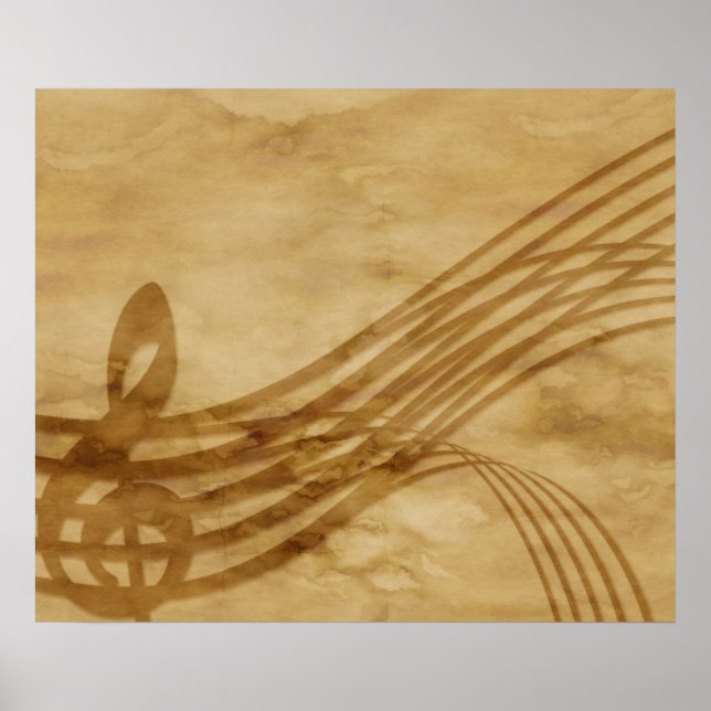 Violin Key Poster (Vorne)