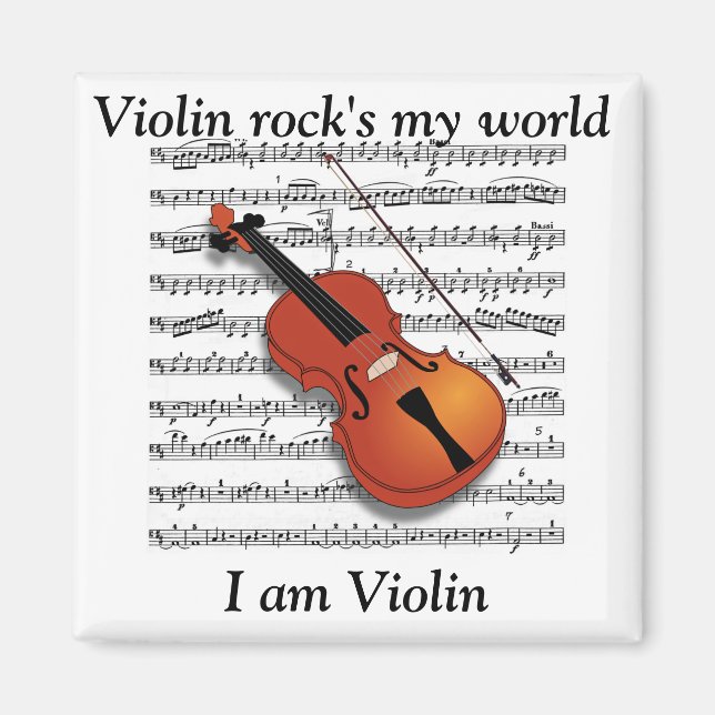 Violin Lover_ Magnet (Vorne)