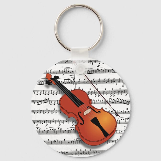 Violin Lover_ Schlüsselanhänger (Vorderseite)