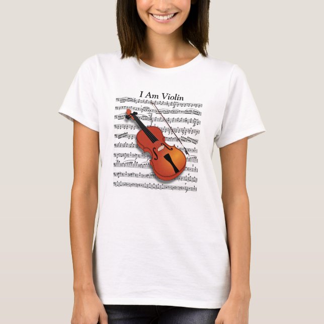 Violin Lover_ T-Shirt (Vorderseite)