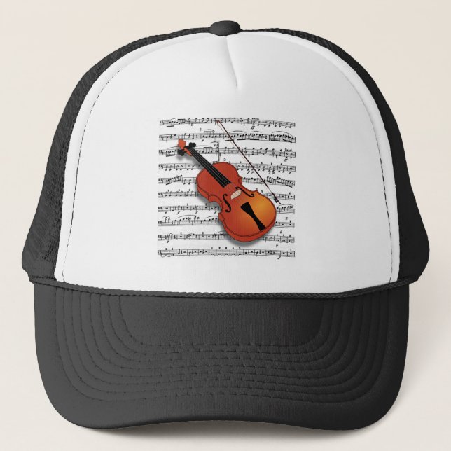 Violin Lover_ Truckerkappe (Vorderseite)