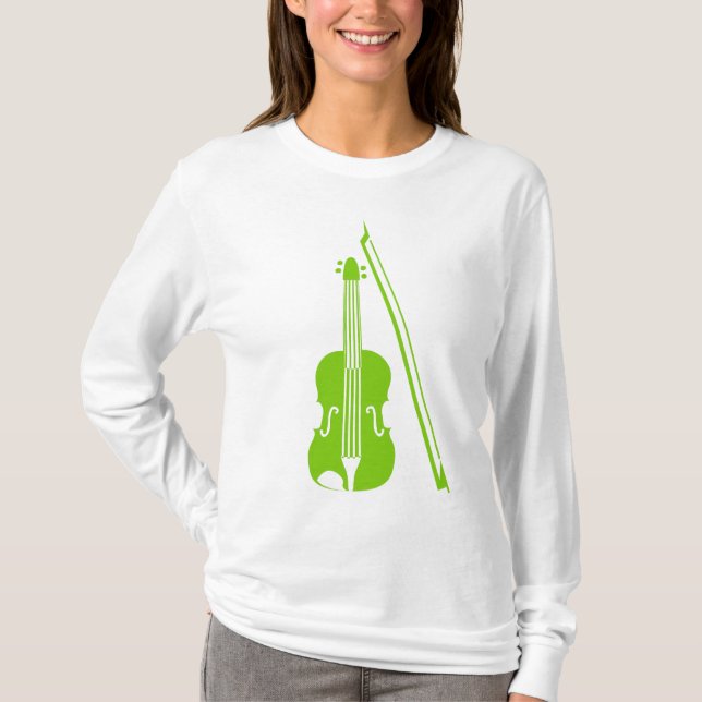 Violin - Martian Green T-Shirt (Vorderseite)