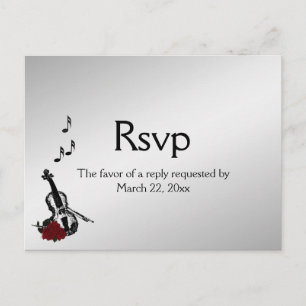 Violin Music UAWG mit Entree Choice Postkarte
