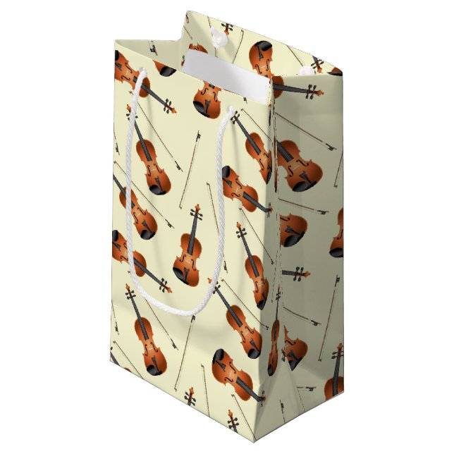 Violin Musician Teacher String Orchestra Kleine Geschenktüte (Vorderseite Schrägansicht)