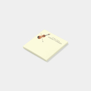 Violin Musician Teacher String Orchestra Post-it Klebezettel