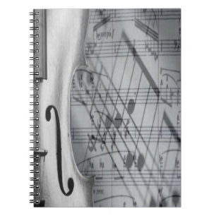 Violin-Notebook Notizblock