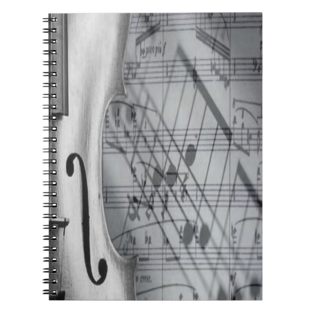 Violin-Notebook Notizblock (Vorderseite)