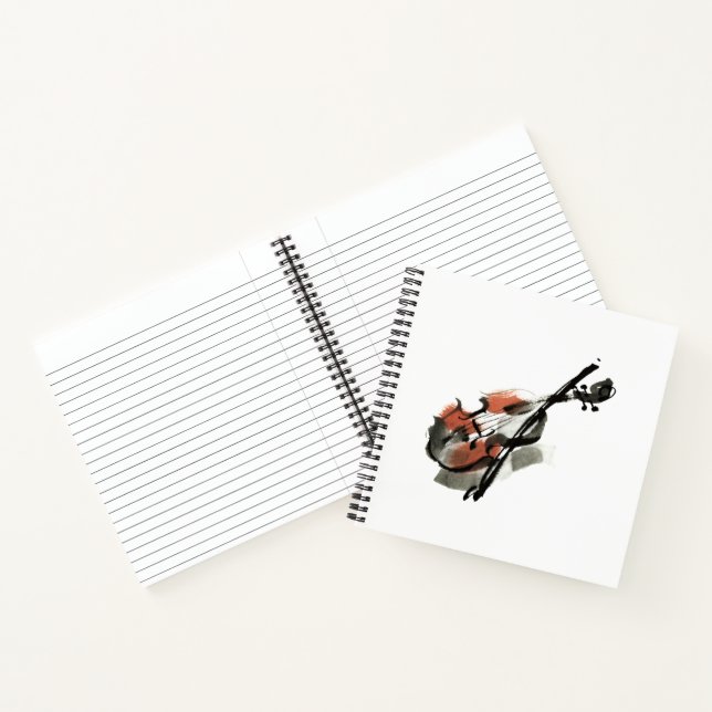 Violin Notizbuch (Innenseite)