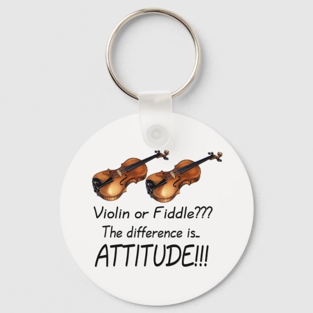 Violin or Fiddle??? Schlüsselanhänger (Vorderseite)