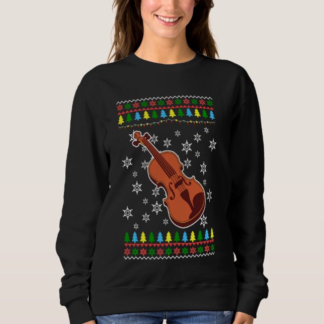 Violin Pajamas Sweatshirt (Vorderseite)
