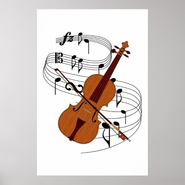 Violin Poster (Vorne)