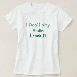 Violin Rock It T - Shirt - Ladys
