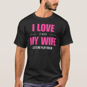 Violin Serenade T-Shirt - Streicheln entlang Liebe