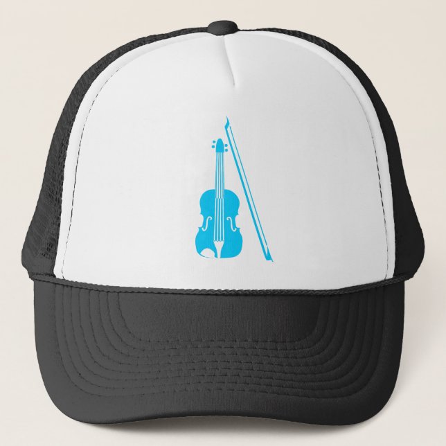 Violin - Sky Blue Truckerkappe (Vorderseite)