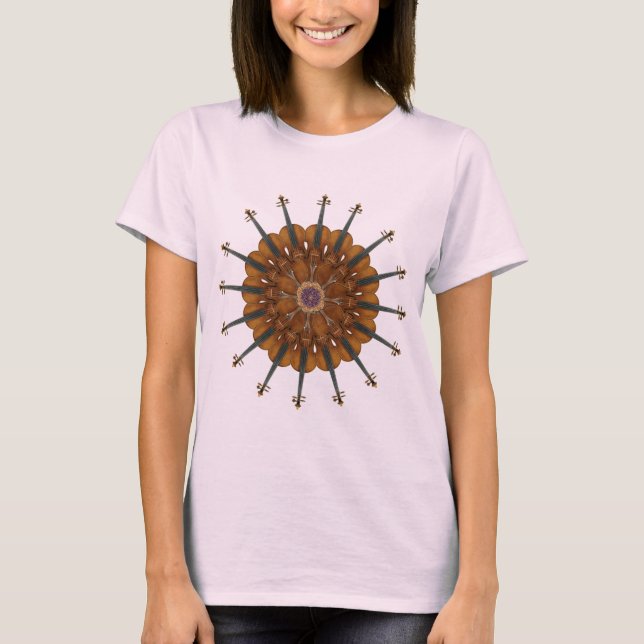 Violin Sunflower T-Shirt (Vorderseite)