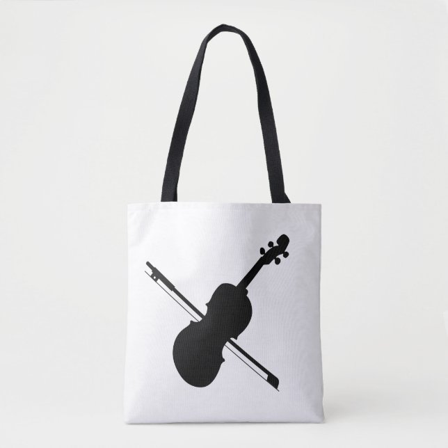 Violin Tote Bag Tasche (Vorderseite)