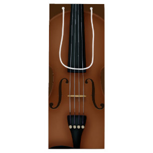Violin Viola Detail Klassische Musik Geschenktüte Für Weinflaschen
