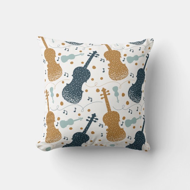 Violin Viola String Instrument Orchestra Music Kissen (Vorderseite)