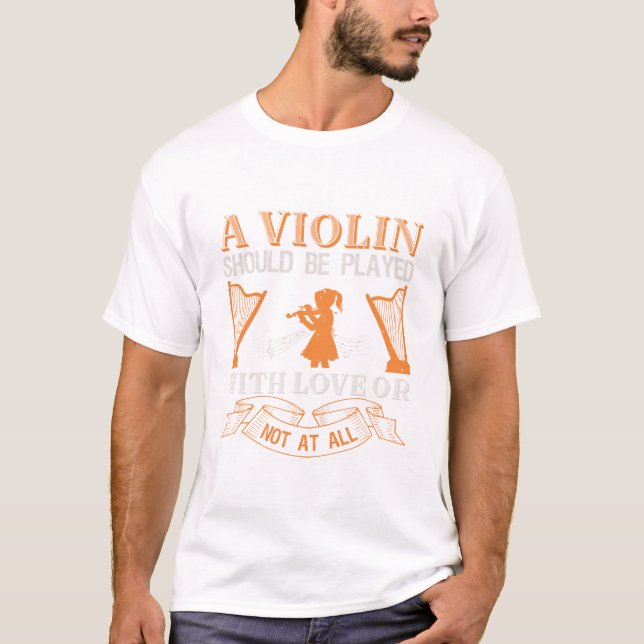violin violin player violin player T-Shirt (Vorderseite)