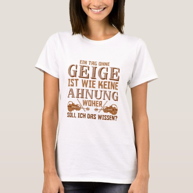violin violin player violin player T-Shirt (Vorderseite)