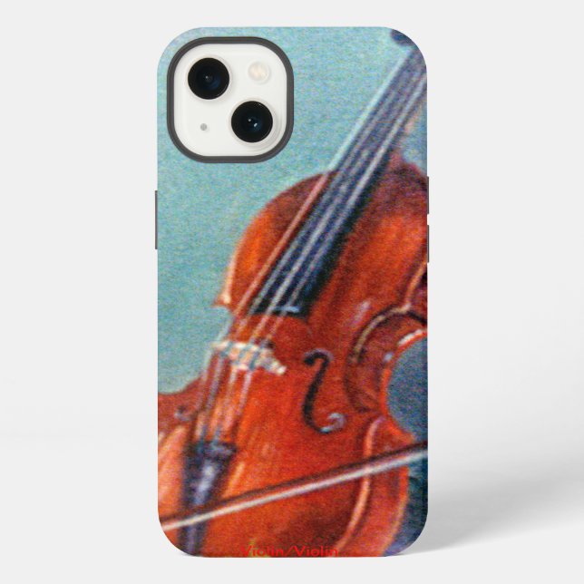 Violín/Violine iPhone Hülle (Rückseite)