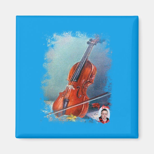Violín/Violine Magnet (Vorne)