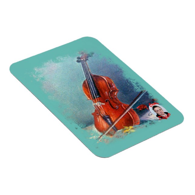 Violín/Violine Magnet (Rechte Seite)