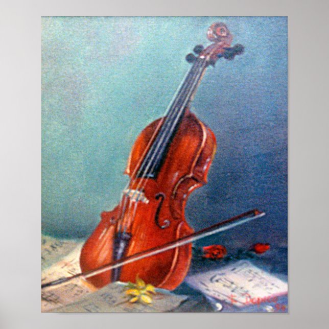 Violín/Violine Poster (Vorne)