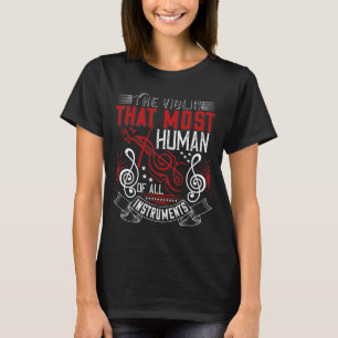 Violin violinist musician gift T-Shirt
