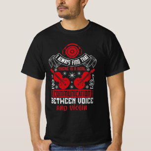 Violin violinist musician gift T-Shirt
