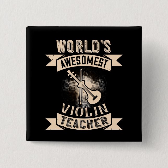 Violin World ist der großartigste Geigerlehrer Button (Vorderseite)
