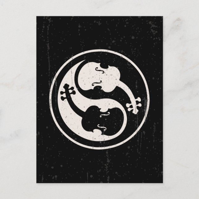 Violin Yang Postkarte (Vorderseite)