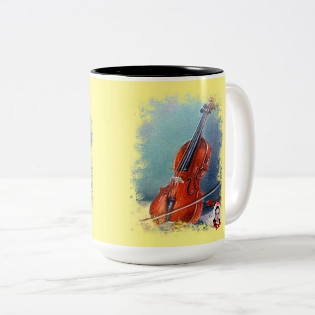 Violín Zweifarbige Tasse (VorderseiteRechts)