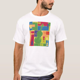 Violine Colorblocks T-Shirt
