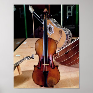 Violine, durch Stradivari, Cremona, 1699 (Foto; Poster